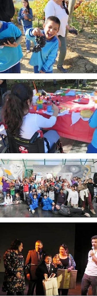 Actividad inclusiva  en las viñas